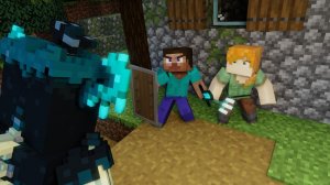 Двойная атака стражников! (Анимация Minecraft)