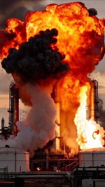 Горящий ад индустрии: когда технологии превращаются в разрушение #экология #катастрофа #опасность