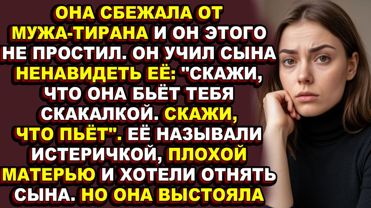 Истории из жизни|Она сбежала от мужа-тирана, но он решил забрать самое дорогое — их сына|Аудио расск