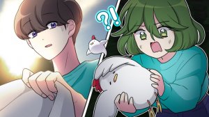 Зомби ПРОТИВ Цыпленка Майнкрафт аниме