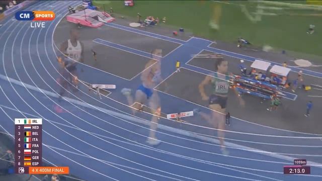 Netherlands Wins Women's 4x400m Relay Final _ ROMA 2024 Athletics