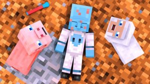 Жизнь Пришельца и деревенского жителя 2. Майнкрафт Мультик