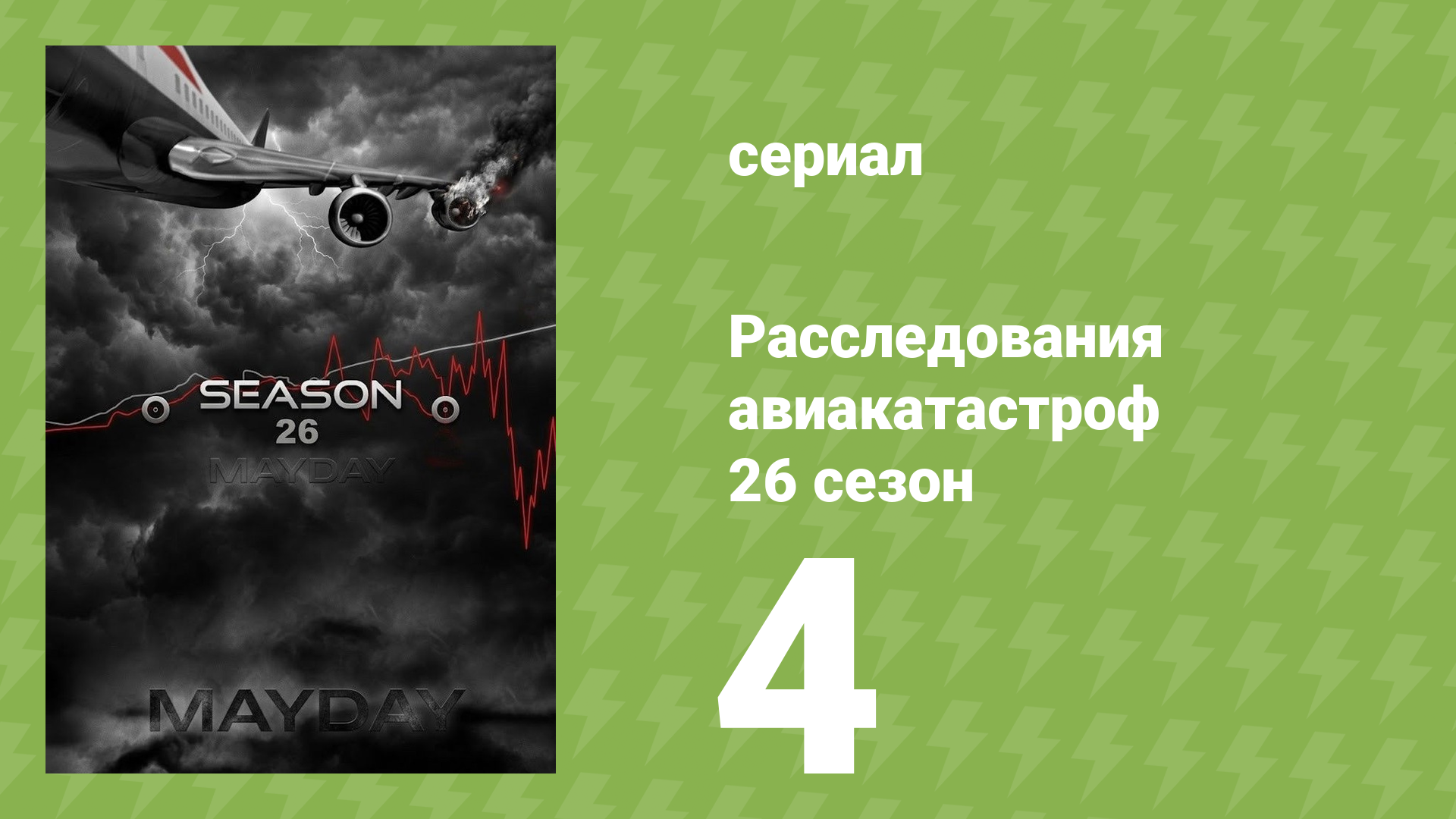 Расследования авиакатастроф 26 сезон 4 серия (документальный сериал, 2026) смотреть онлайн