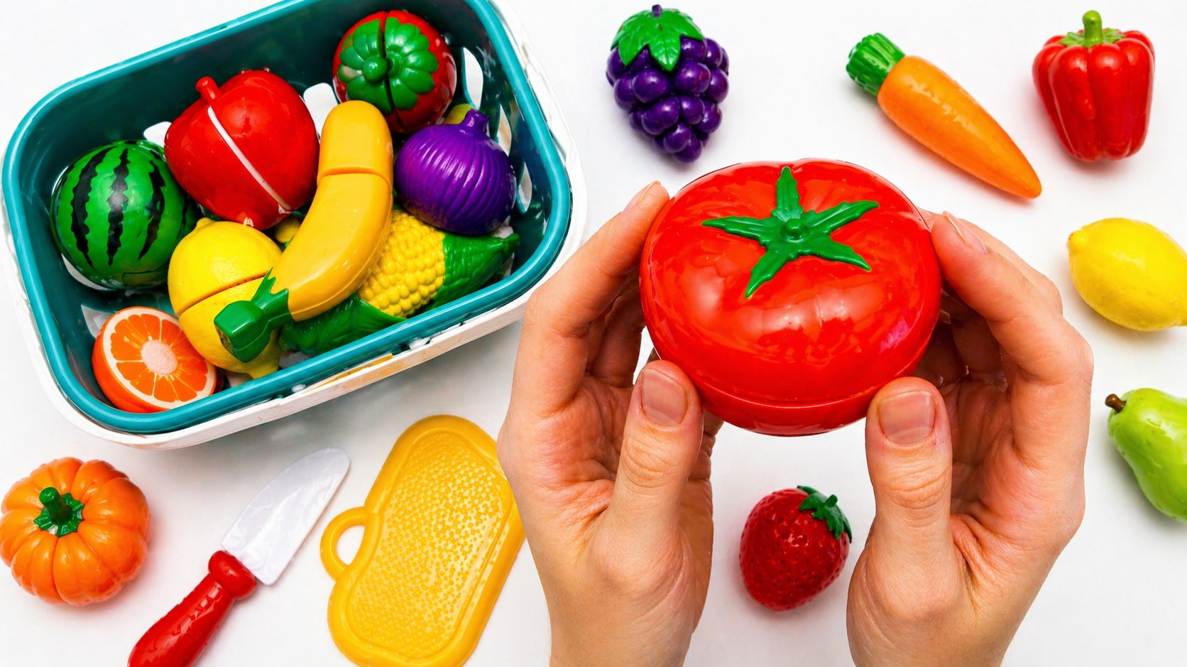 Учим овощи и фрукты 🍅🍌 Игрушки для детей | Развивающее видео