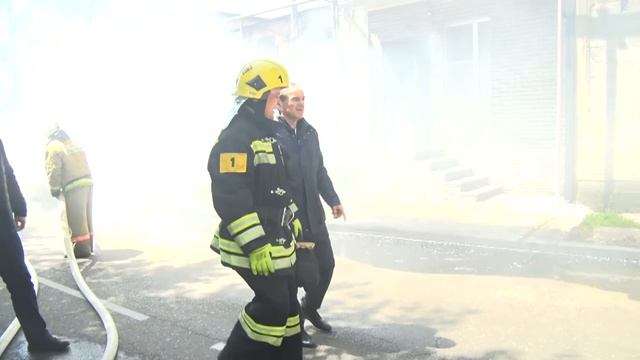 Вениамин Кондратьев показал пожар НПЗ в Туапсе после атаки БПЛА