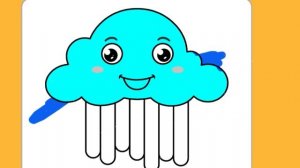 Раскраска 🖍️ Тучка ☁️ Видео для детей