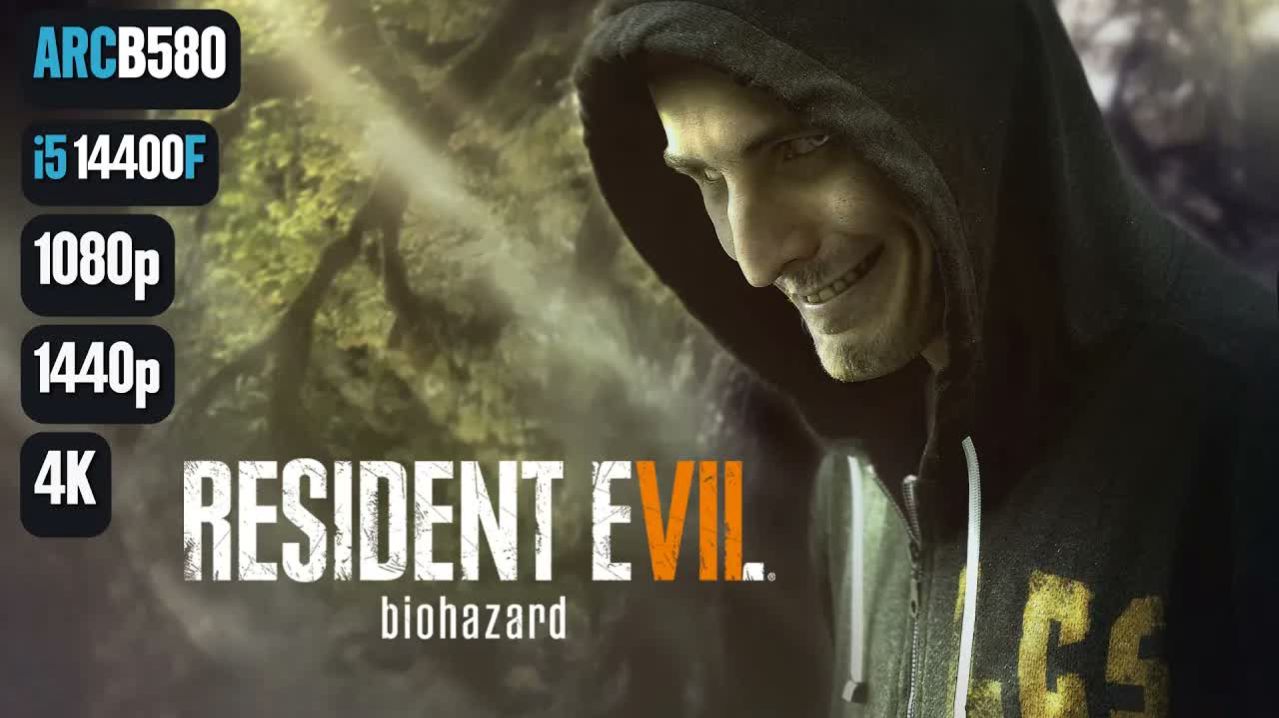 Resident Evil 7 | Sparkle Arc B580 TITAN | I5 14400F | 1080p, 1440p, 4K