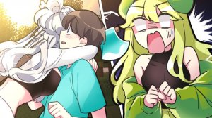 Скелет и Стив Майнкрафт аниме