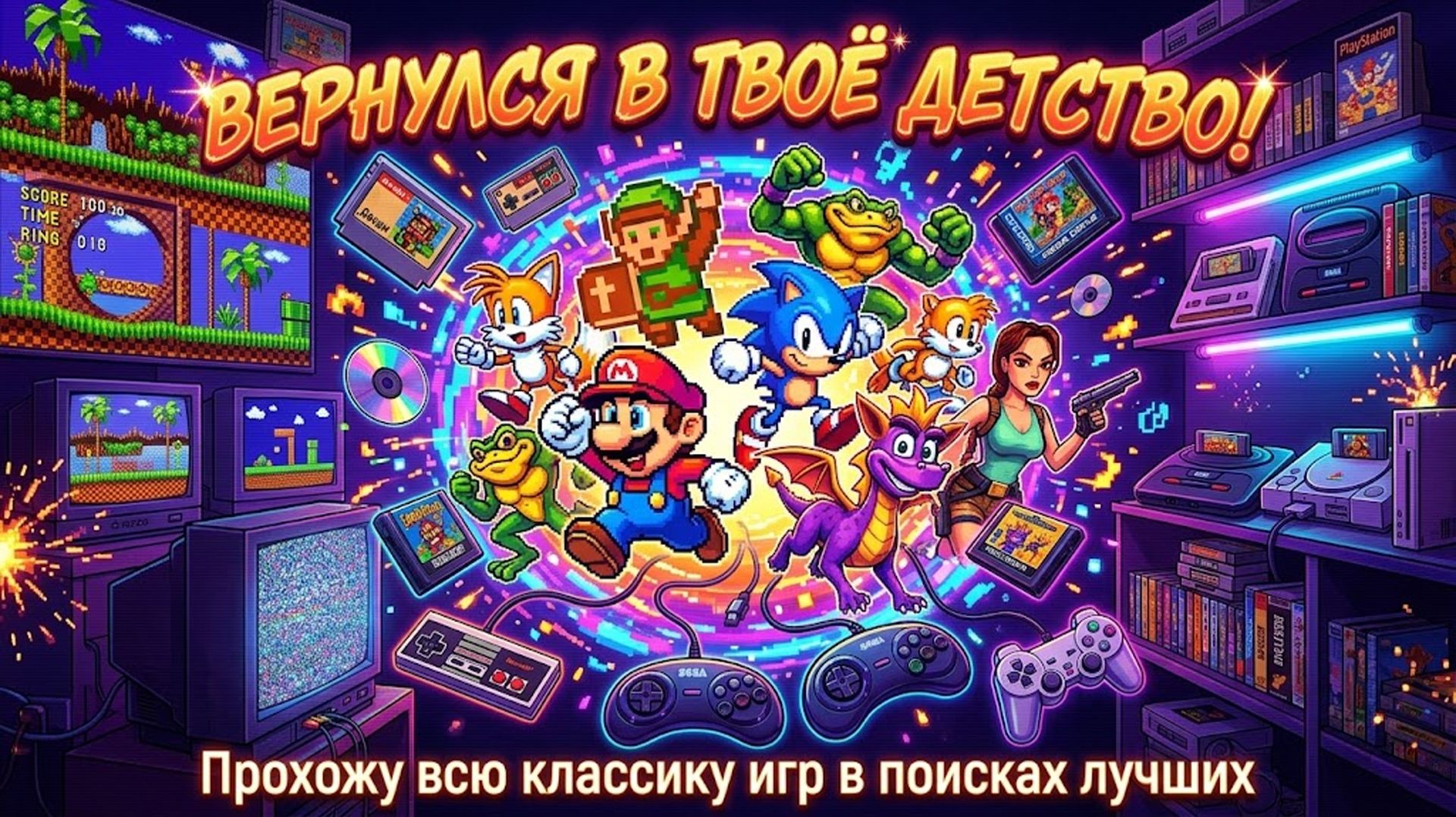 Прохожу классику игр в поисках лучших. денди сега Ps1  | Dendy Challenge #dendychallenge