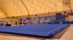 ЖП 14+, Ильюхина Маргарита - Ильина Мария, МАУ ДО СШ №1, Балансовое упражнение