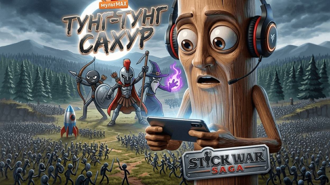 Прохождение Часть 2 Stick War Saga ТУНГ-ТУНГ САХУРОМ