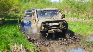 УАЗ и НИВА на бездорожье! Кто же проедет сам