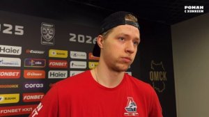 Артём Кузин о своём дебюте в плей-офф КХЛ за «Локомотив»