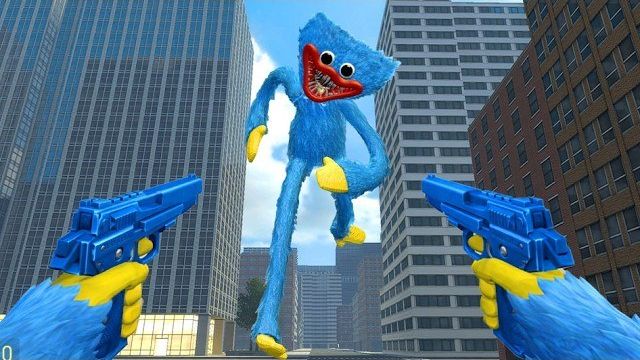 ПОПЫТКА СБЕЖАТЬ ИЗ ГОРОДА, ЗАХВАЧЕННОГО УЖАСНЫМ ХАГГИ ВАГГИ ИЗ ПАПИ ПЛЕЙТАЙМ | ГЭРИС МОД