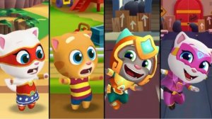 Говорящий Том бег за золотом, гонка на время, герои. Сборник. новая серия.Бегите, прыгайте и мчитесь