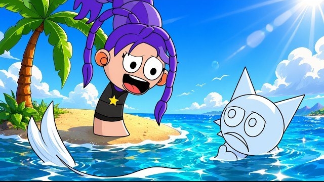 ЛИЛИ НЕРАЗЛУЧНИЦА встречает РУСАЛОК СПРУНКИ (мультяшная анимация)