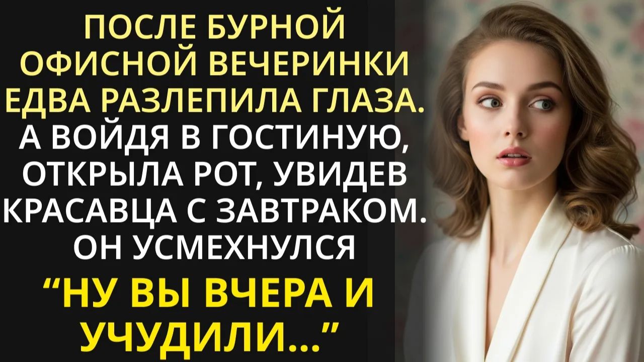 Женщина, ничего не помня после вечеринки, нашла спящего парня в своей гостиной. Его ответ поразил её