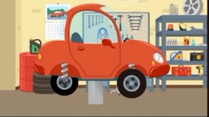 Волшебный гараж. Кузнечик. Котёнок Котэ. Мультик.
