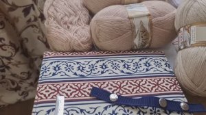 Неожиданный снег и вязание 🧶