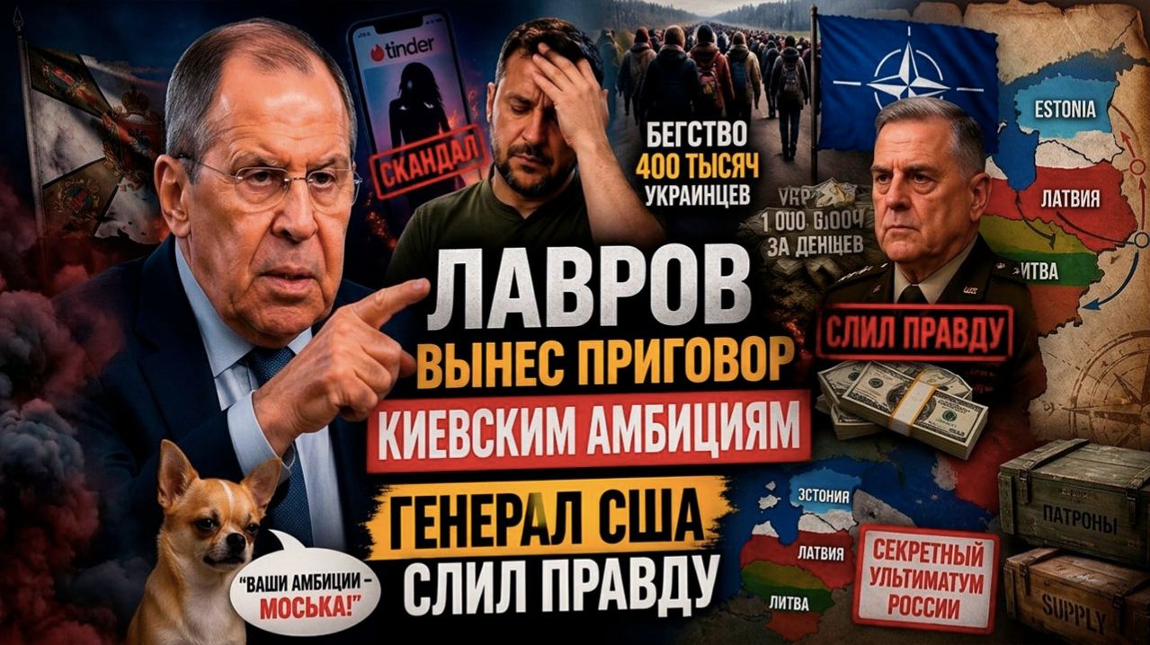 «Моська» против реальности: Лавров поставил диагноз, от которого Киев впал в истерику