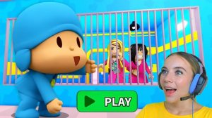 ПОБЕГ ОТ ПОКОЙО ТЮРЬМЫ в ROBLOX! С АЛЁНОЙ