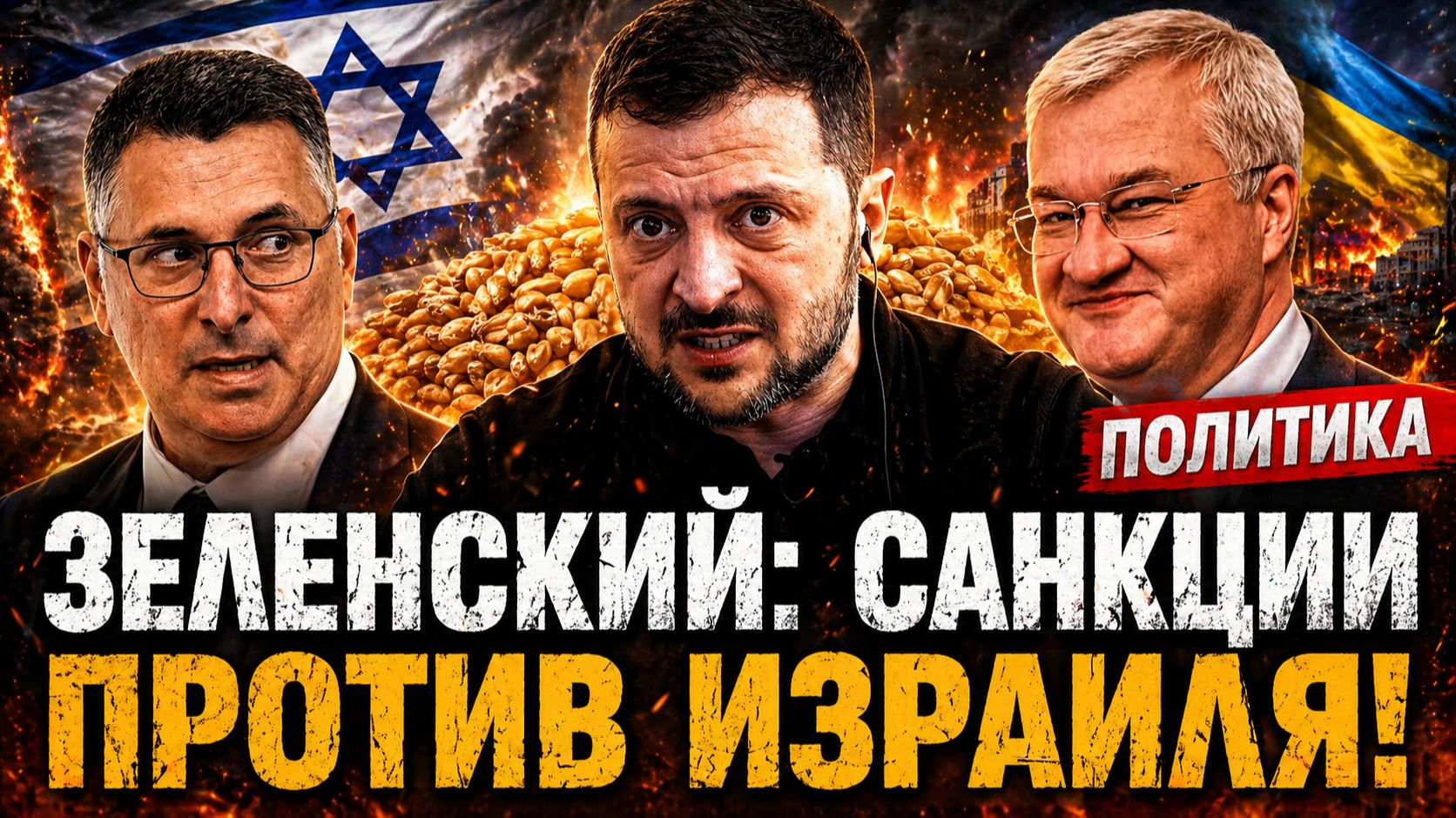 Зеленский: санкции против Израиля!