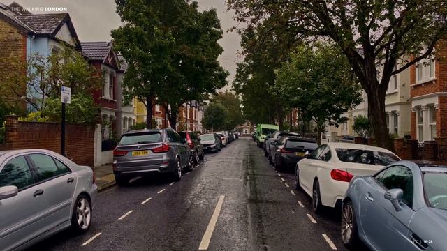 🇬🇧 ☔️ Район Чизвик, Лондон, Англия - Часовая прогулка под дождем / 2026