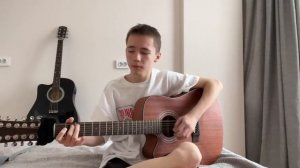 Кино - Когда твоя девушка больна кавер на гитаре