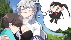 Скелету нравится Эндерман Майнкрафт аниме