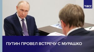 Путин провел встречу с Мурашко