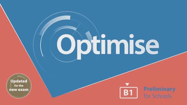 Optimise B1 Speaking Test part 2