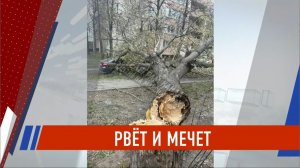 Ветер-разрушитель в Татарстане: провода, гаражи и окна КФУ под ударом