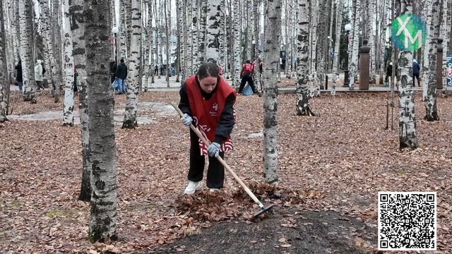 В Ханты‑Мансийске прошли субботники в рамках экологического марафона «Зелёная весна»