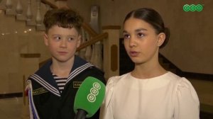 Кадетский бал для школ Октябрьского района прошел сегодня в русском драматическом театре