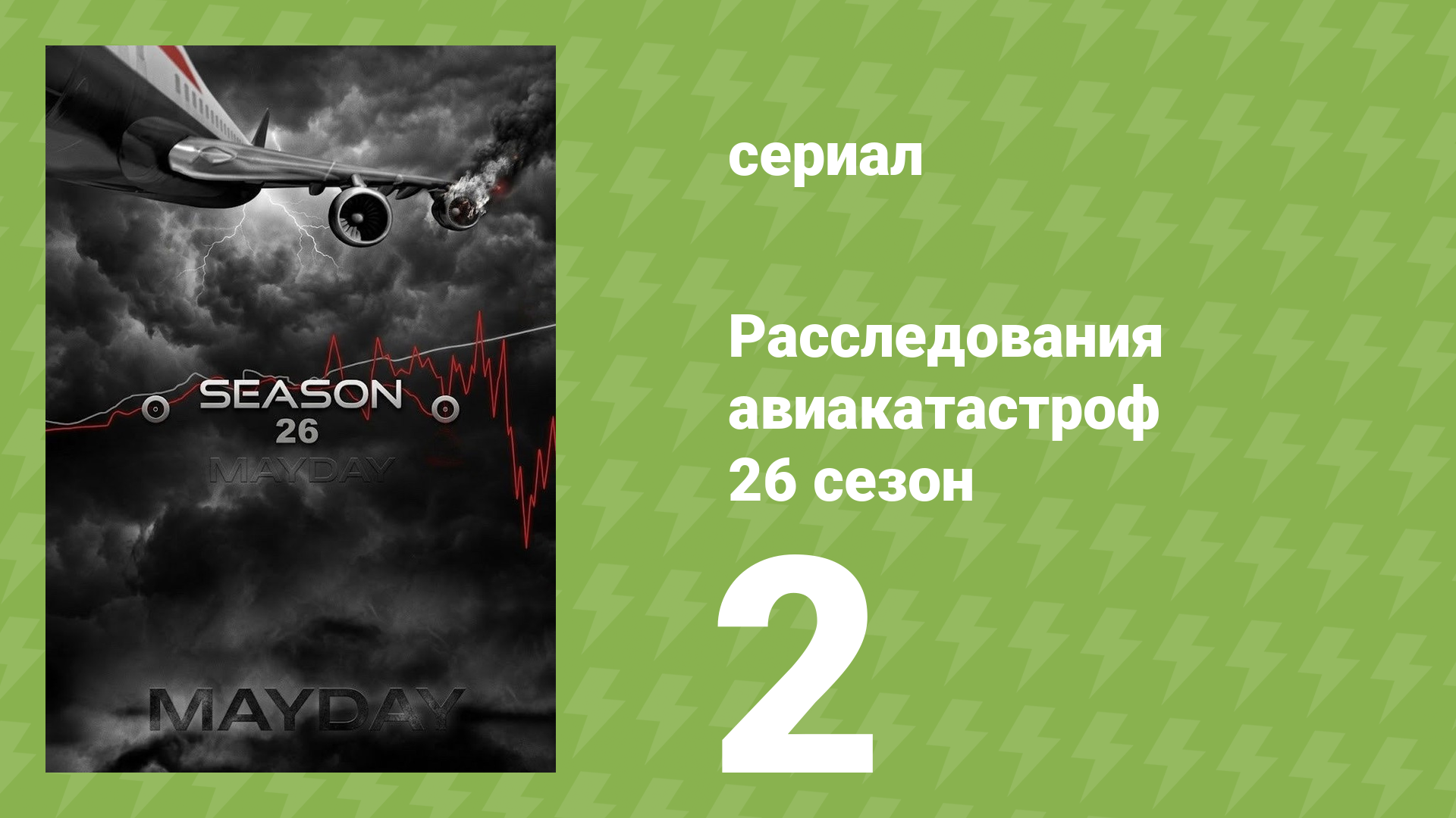 Расследования авиакатастроф 26 сезон 2 серия (документальный сериал, 2026) смотреть онлайн
