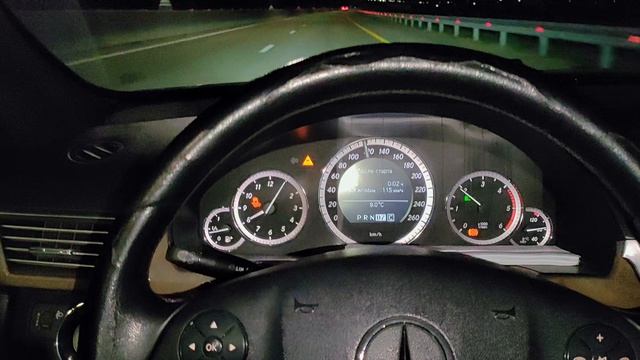 W212 тесты в дороге после СВАПа Om642 и 722.9 7G-Tronic (расход, динамика, коробка)