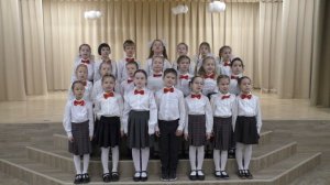 «Аист на крыше»,  Слова А. Поперечного, Музыка Д. Тухманова, группа младшего хора «Солнечный круг»