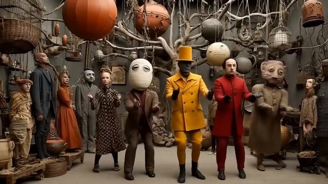 222. Surreal AI Music Video -  A Very Unusual Town  - Kelly Boesch   4K