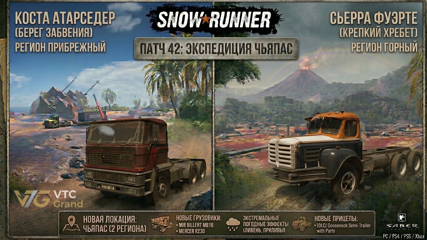 SnowRunner//PTS-18 Сезон //«Patch & Power»//Обкатываем № 5