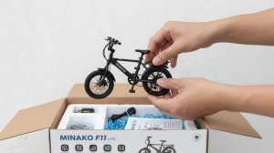 Распаковка и первые впечатления от электровелосипеда Minako F11 Lite.