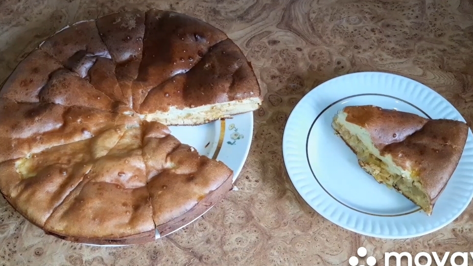 ЗАЛИВНОЙ ПИРОГ С КАПУСТОЙ