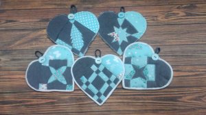 Пэчворк: шьем прихватки-сердечки. Идеальное украшение кухни и отличный подарок своими руками