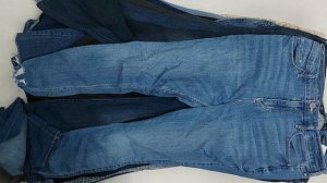 42341 Джинсы женские бренд, 5пак, 6E3, секонд (cream/extra) оптом