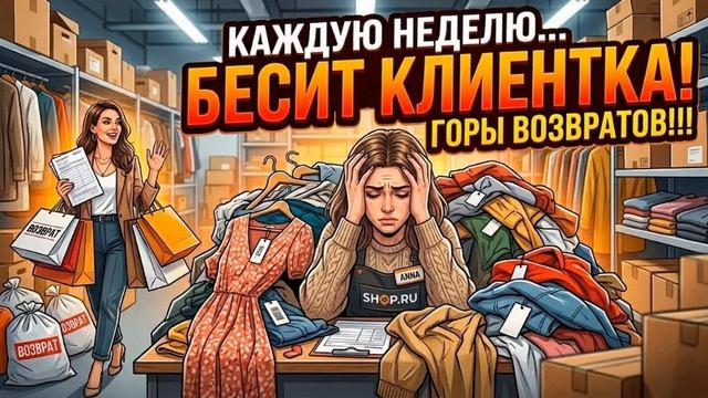 Истории из Жизни - Бесит клиентка, которая каждую неделю заказывает горы одежды