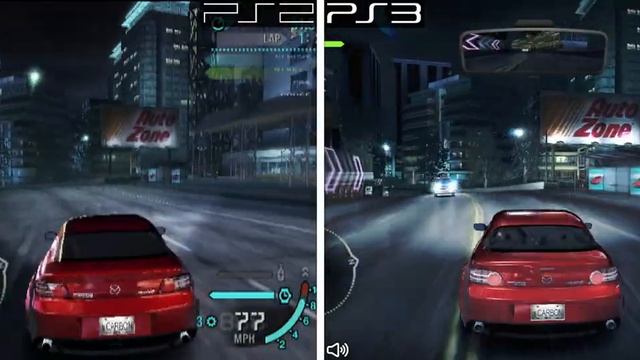 NFS Carbon Ps2 vs Ps3