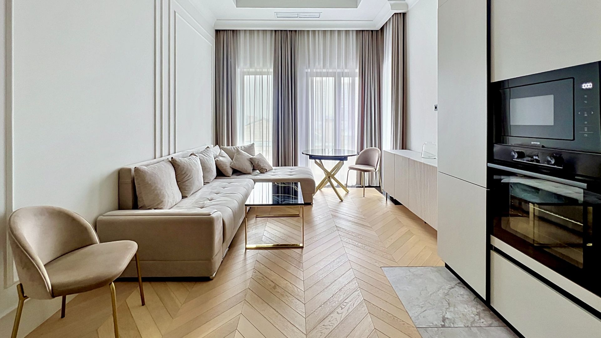 Светлая стильная и видовая квартира в ЖК Eleven! Аренда 3-комнатной квартиры 80 м² ID 46776