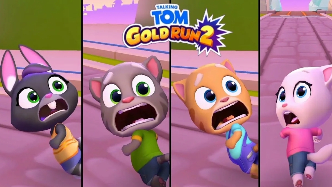 Говорящий Том бег за золотом, гонка на время, герои. Сборник. новая серия.Бегите, прыгайте и мчитесь