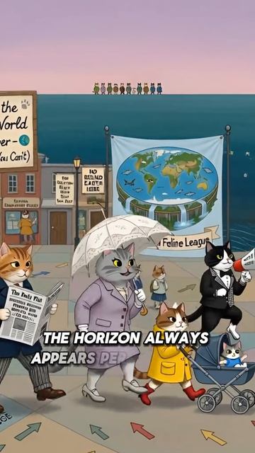 NASA врут! Космонавты тоже! Земля плоская! Даже коты знают !