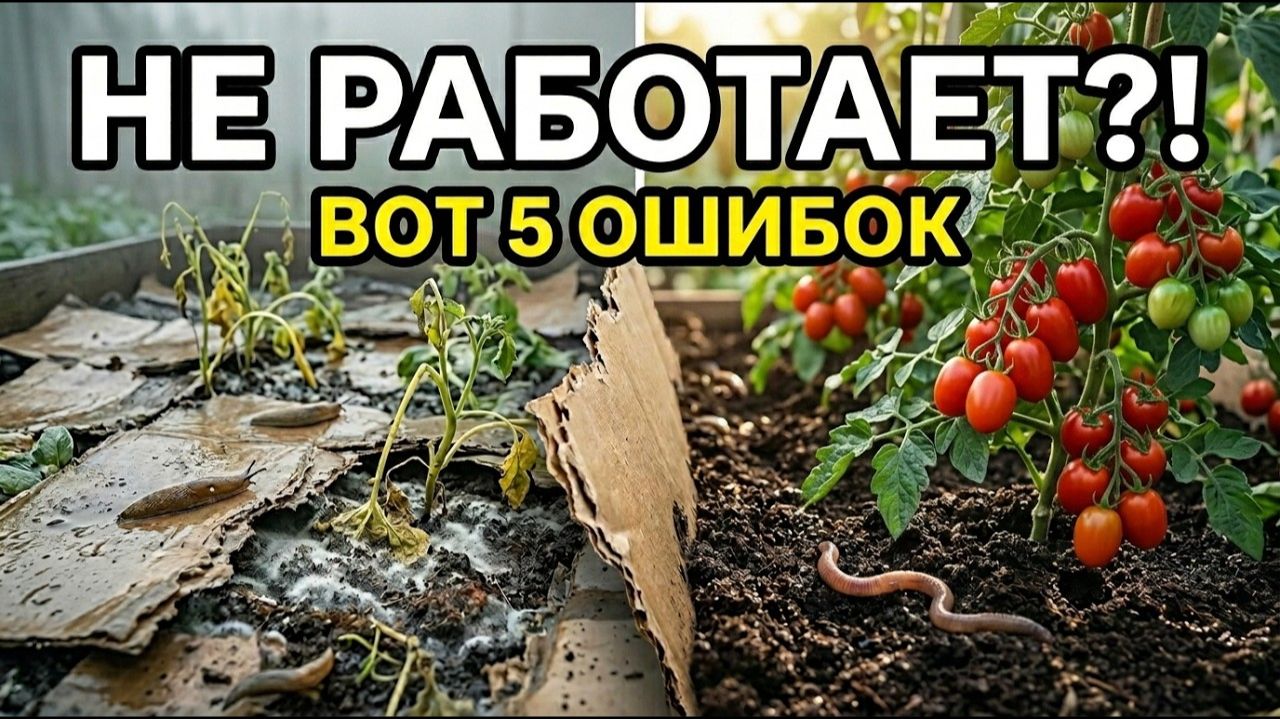 Почему картон НЕ работает 5 фатальных ошибок, которые губят ваш урожай