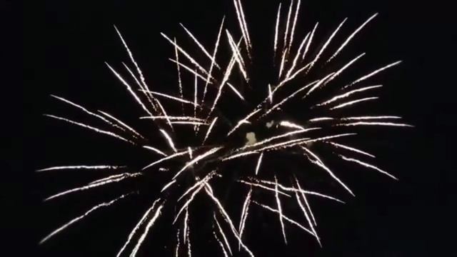 Динская.Салют в день района